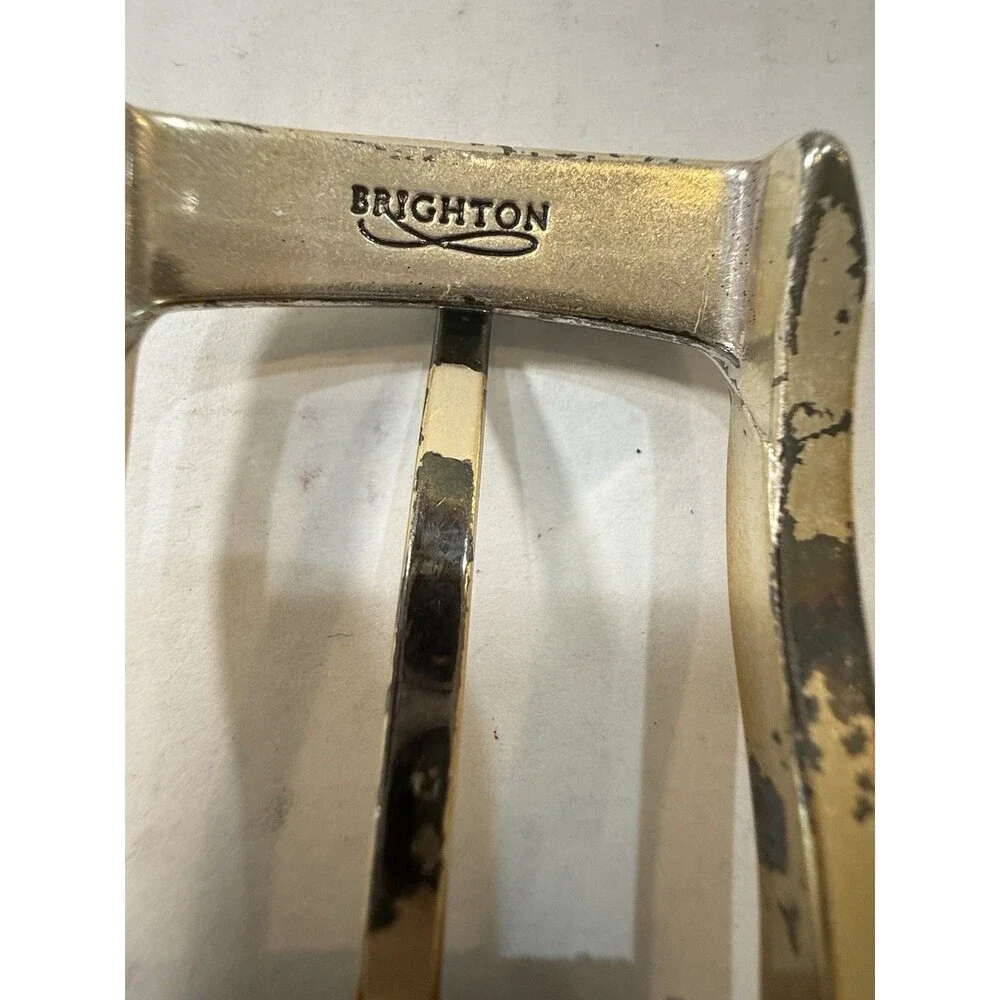 Brighton Classics Gator Leather Unisex‎ Belt M21538 Authentic SIZE 40
